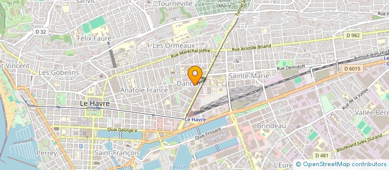 localisation de l'entreprise ANANXIS à LE HAVRE