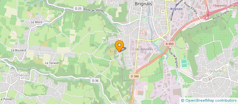 localisation de l'entreprise ANAO COURTAGE CONSEIL  BRIGNAIS