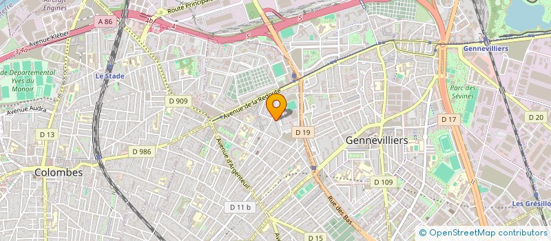 localisation de l'entreprise ANAOD à ASNIERES-SUR-SEINE