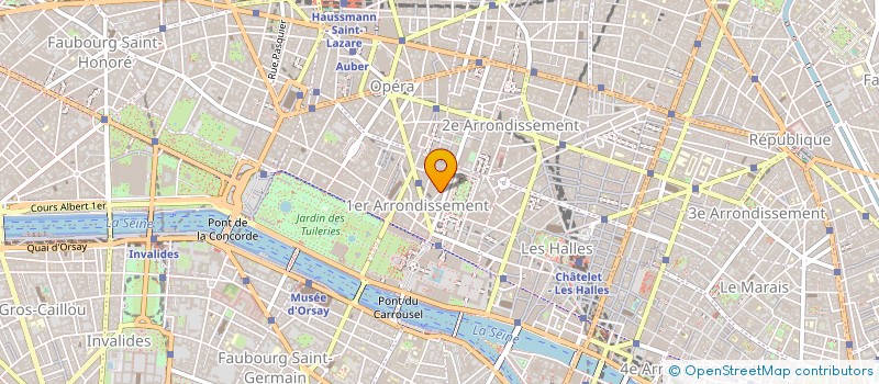 localisation de l'entreprise ANAOUS à PARIS