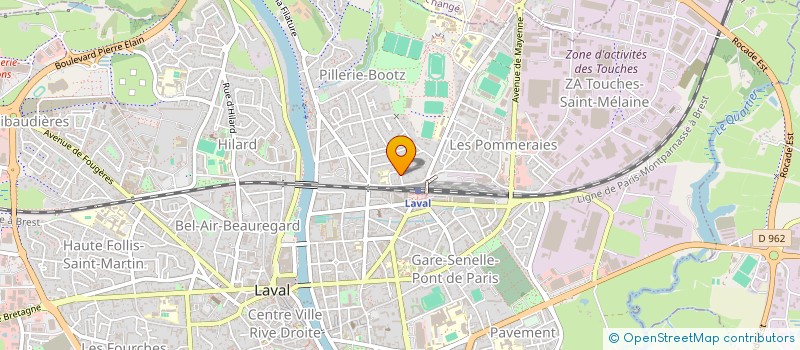 localisation de l'entreprise ANAPAUGIR à LAVAL