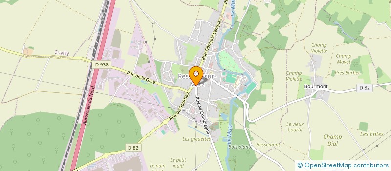 localisation de l'entreprise ANAPERLA MUSIC  RESSONS-SUR-MATZ