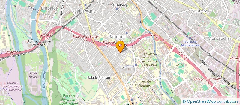 localisation de l'entreprise ANAPHE à TOULOUSE