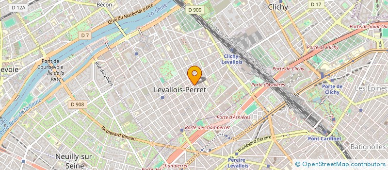 localisation de l'entreprise ANAPHILDE à LEVALLOIS-PERRET