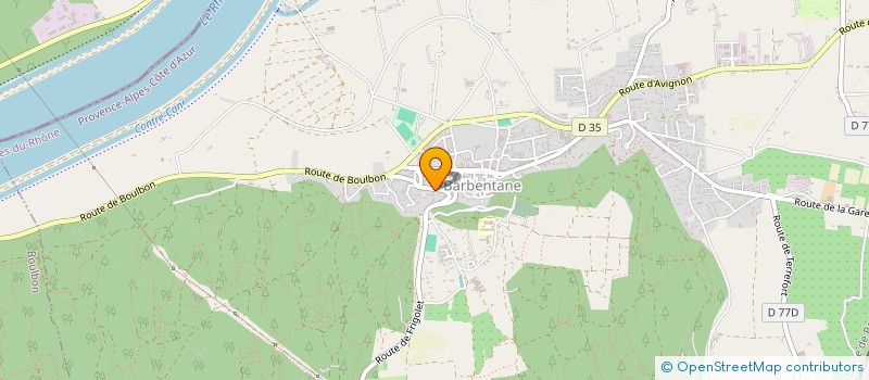 localisation de l'entreprise ANAPHORE à BARBENTANE