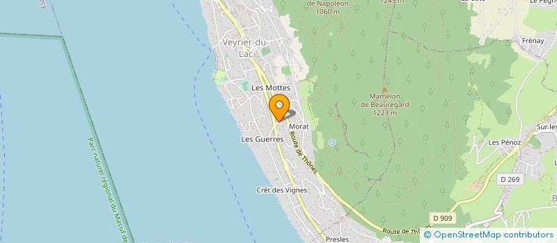 localisation de l'entreprise ANAPHORE  VEYRIER-DU-LAC