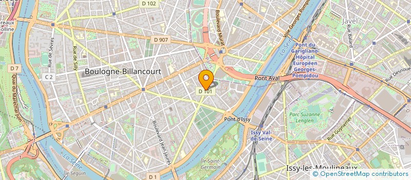 localisation de l'entreprise ANAPIJ à BOULOGNE-BILLANCOURT
