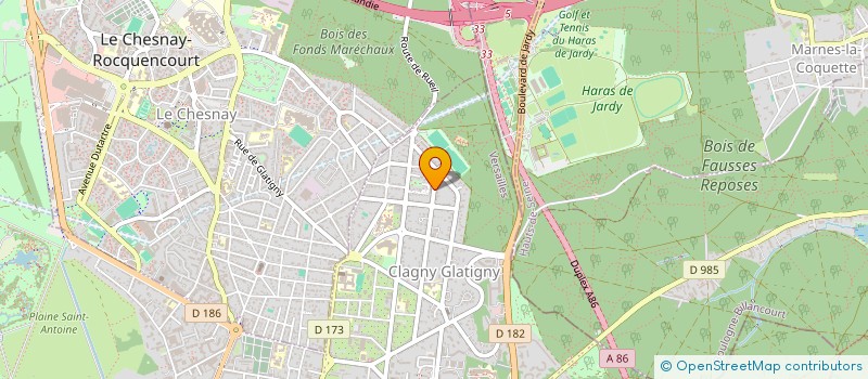 localisation de l'entreprise ANAPOCLEM à VERSAILLES