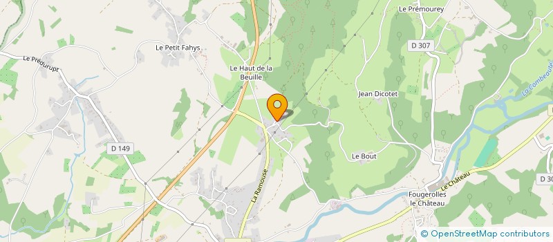 localisation de l'entreprise ANAPOL  FOUGEROLLES-SAINT-VALBERT