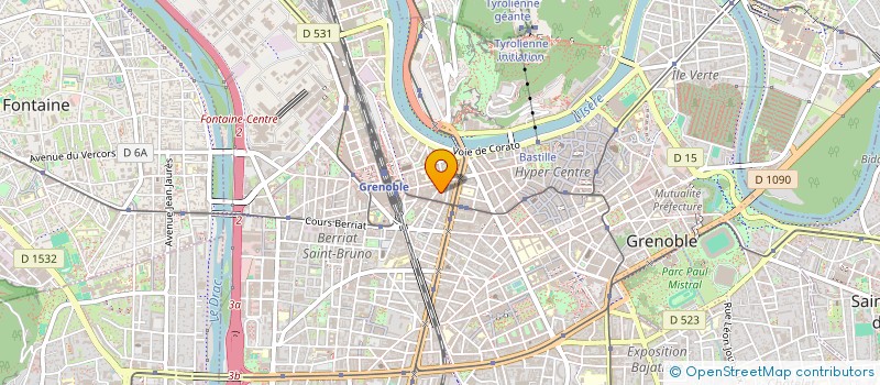 localisation de l'entreprise ANAPSYS à GRENOBLE