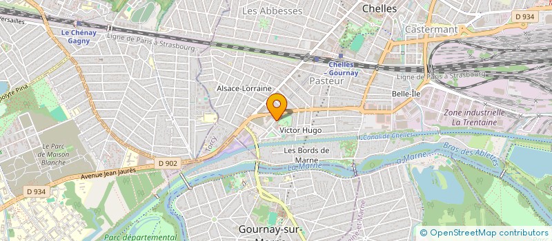 localisation de l'entreprise ANAR à CHELLES