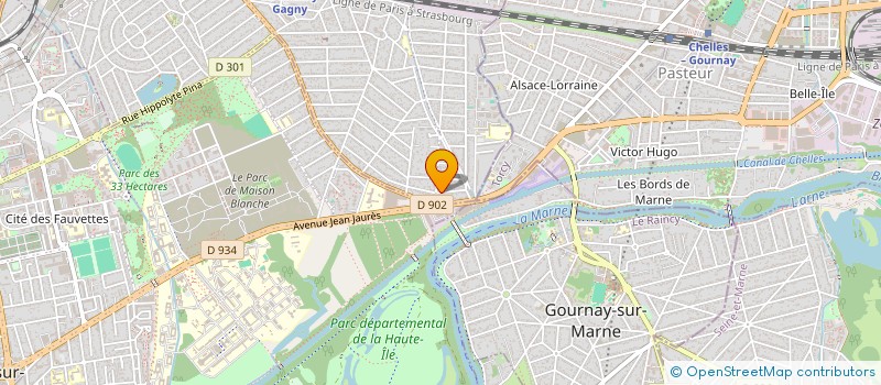 localisation de l'entreprise ANAR BAT à GAGNY