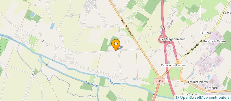 localisation de l'entreprise ANARA  VIVY