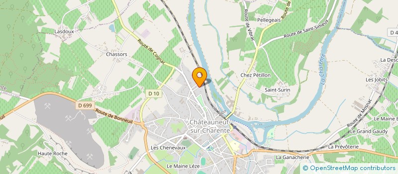 localisation de l'entreprise ANARDA  CHATEAUNEUF-SUR-CHARENTE