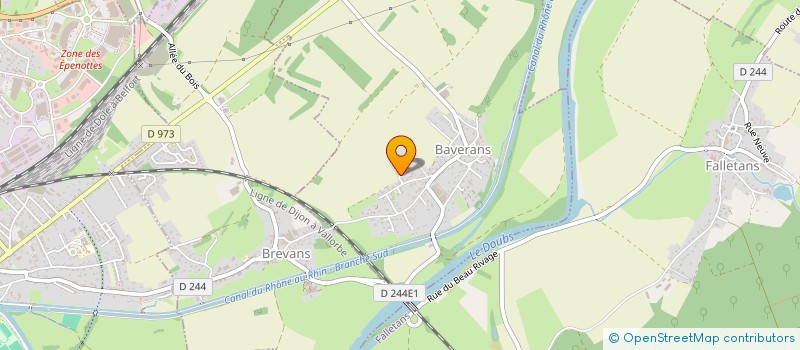 localisation de l'entreprise ANARGAEL  BAVERANS