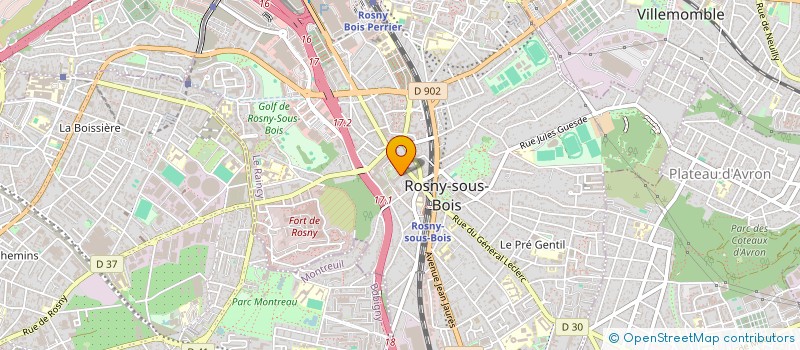 localisation de l'entreprise ANARIAL à ROSNY-SOUS-BOIS