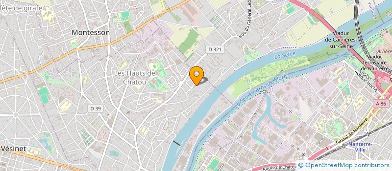 localisation de l'entreprise ANARISC à CHATOU