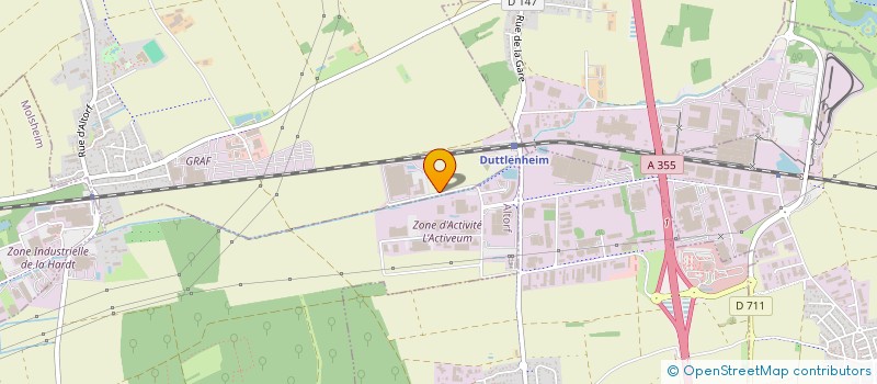 localisation de l'entreprise ANARLO 19  DACHSTEIN