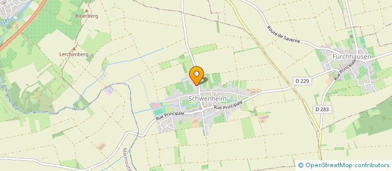 localisation de l'entreprise ANARO  SCHWENHEIM