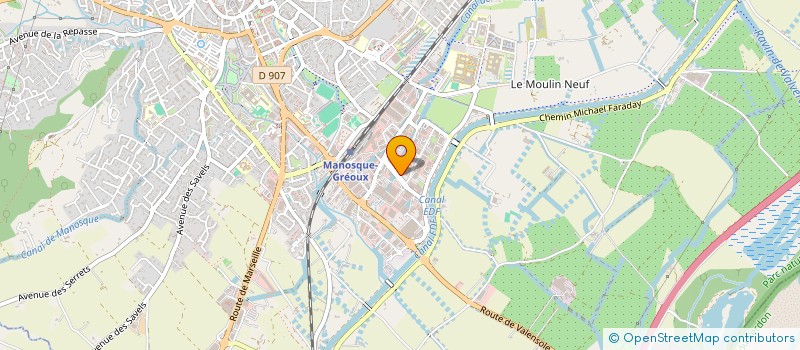 localisation de l'entreprise ANAROM à MANOSQUE