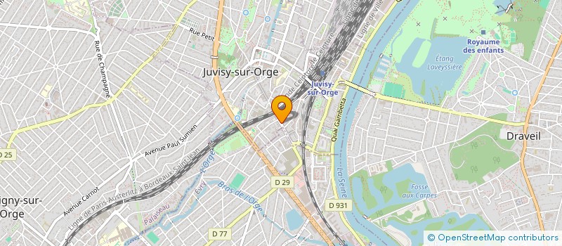 localisation de l'entreprise ANAS à JUVISY-SUR-ORGE