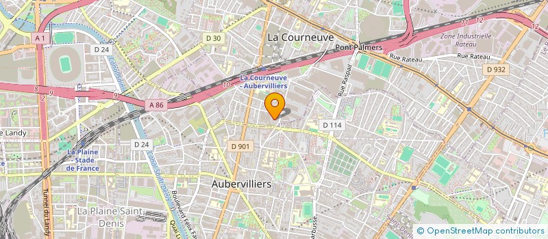 localisation de l'entreprise ANAS AGRICOLE à LA COURNEUVE