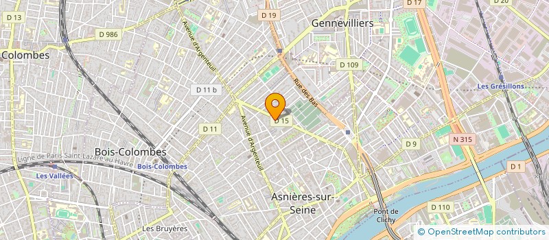 localisation de l'entreprise ANAS BUILDING à ASNIERES-SUR-SEINE