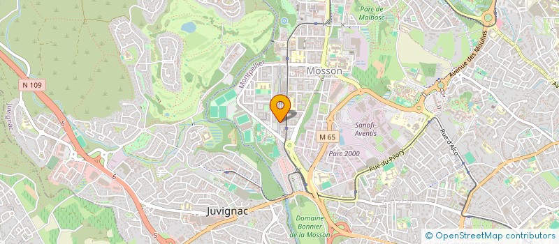 localisation de l'entreprise ANAS FRUITS ET LEGUMES à MONTPELLIER