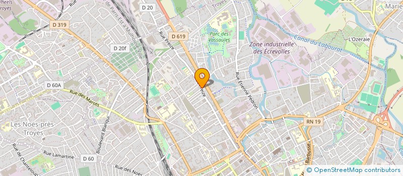 localisation de l'entreprise ANAS IMMOBILIER à TROYES