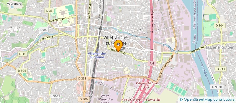 localisation de l'entreprise ANAS TRANSPORT à VILLEFRANCHE-SUR-SAONE
