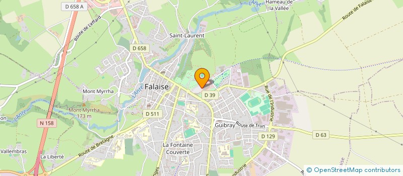 localisation de l'entreprise ANASA 2 à FALAISE