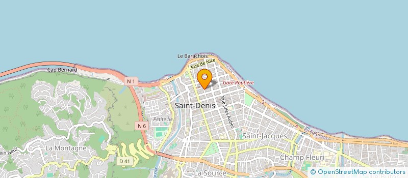 localisation de l'entreprise ANASA à SAINT-DENIS