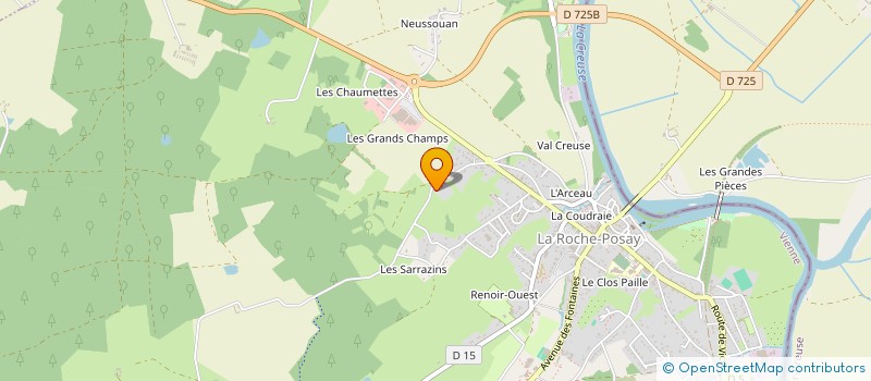 localisation de l'entreprise ANASABE  LA ROCHE-POSAY