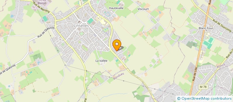 localisation de l'entreprise ANASIM  LINSELLES