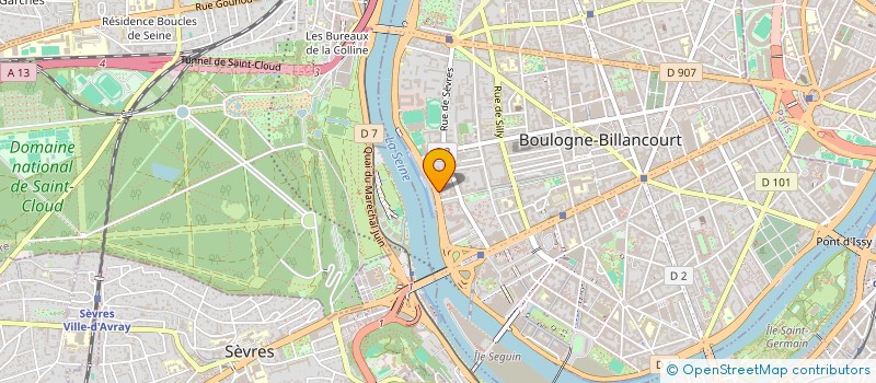 localisation de l'entreprise ANASPIKA à BOULOGNE-BILLANCOURT