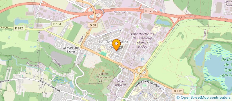 localisation de l'entreprise ANASS à ELANCOURT