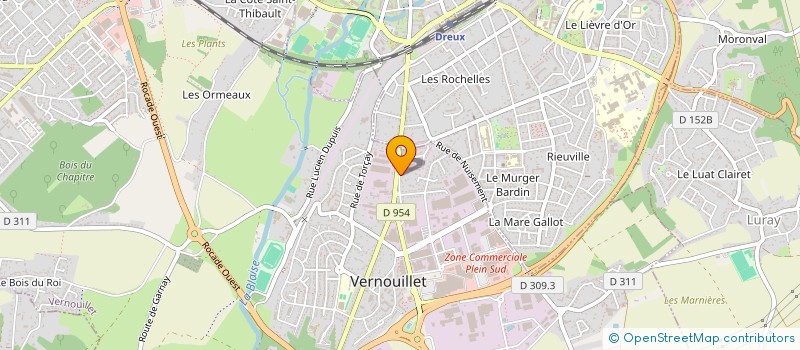 localisation de l'entreprise ANASS.B SCI à VERNOUILLET