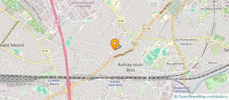 localisation de l'entreprise ANASSIAAAS COIFFURE à AULNAY-SOUS-BOIS