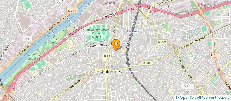 localisation de l'entreprise ANASSIST à COLOMBES