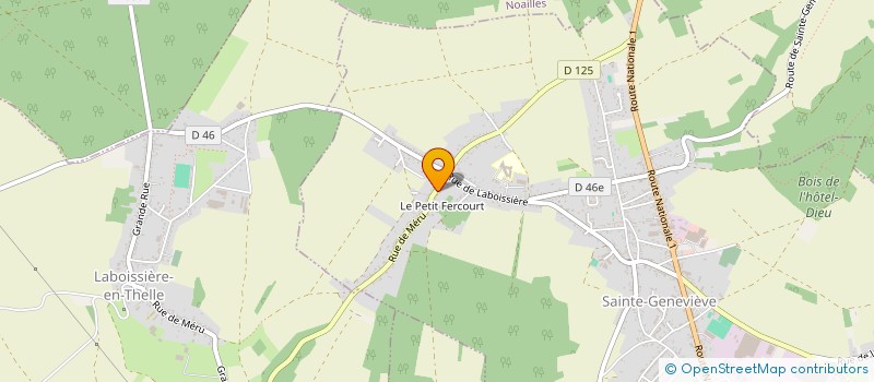 localisation de l'entreprise ANASTACIA  SAINTE-GENEVIEVE