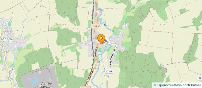 localisation de l'entreprise ANASTASIA  WALHEIM