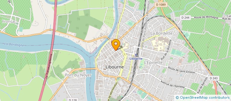 localisation de l'entreprise ANASTASIA à LIBOURNE