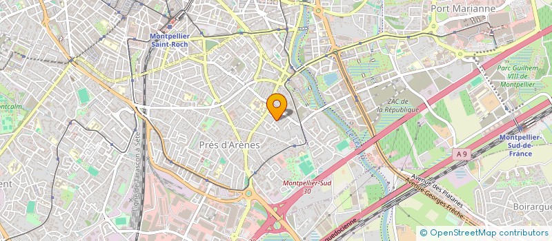 localisation de l'entreprise ANASTASIA à MONTPELLIER