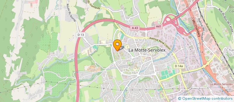 localisation de l'entreprise ANASTASIA DRESSING  PORTE-DE-SAVOIE