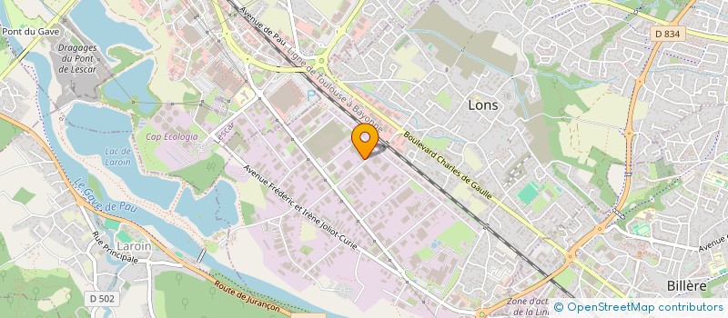 localisation de l'entreprise ANASTASIE SARL  LONS