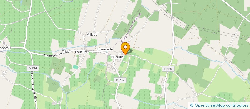 localisation de l'entreprise ANASTAZIE  SAINT-CHRISTOLY-DE-BLAYE