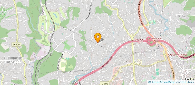 localisation de l'entreprise ANASTEF à MOUGINS