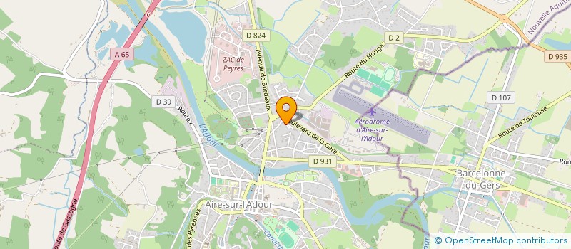 localisation de l'entreprise ANASTEV  AIRE-SUR-L'ADOUR