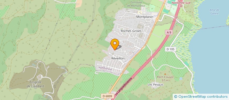 localisation de l'entreprise ANASUN  NARBONNE