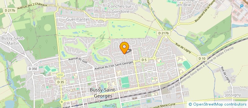 localisation de l'entreprise ANAT EVENT  BUSSY-SAINT-GEORGES